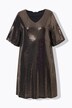 Vestido, forma en A, aspecto de lentejuelas, manga 3/4