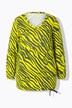 T-shirt, classic fit, grafisch motief, strikbandje bij de zoom