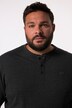 Men+ Henley-skjorte, Basic, korte ærmer, rund hals, op til str. 8XL