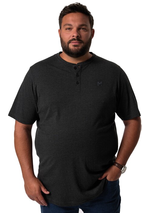 Henley Men+, Basic, krátké rukávy, kulatý výstřih, do 8XL