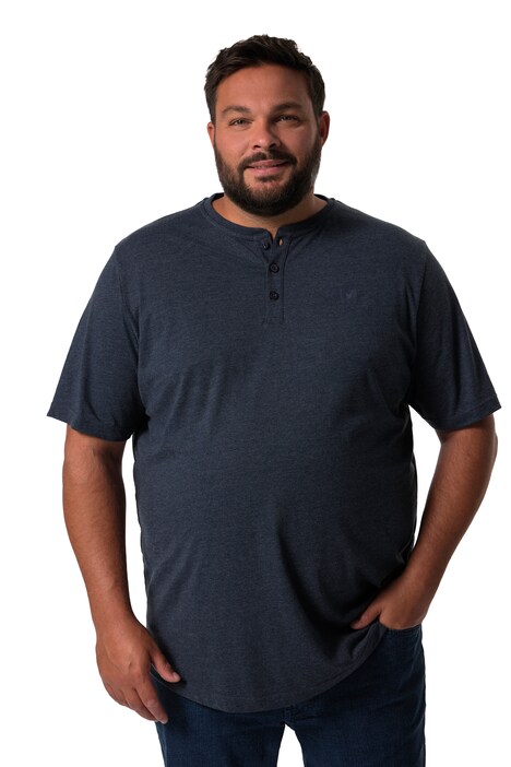 Henley Men+, Basic, krátké rukávy, kulatý výstřih, do 8XL