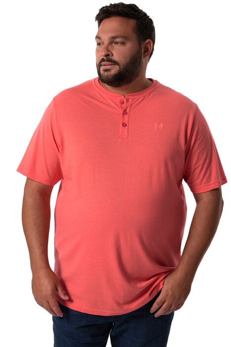 Henley Men+, Basic, krátké rukávy, kulatý výstřih, do 8XL