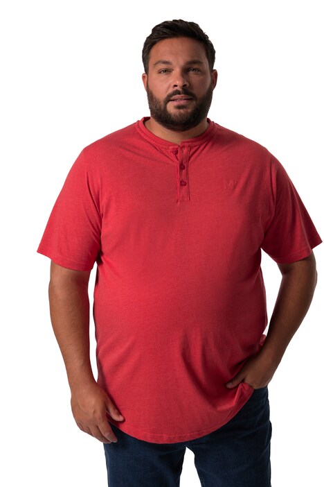 Henley Men+, Basic, krátké rukávy, kulatý výstřih, do 8XL
