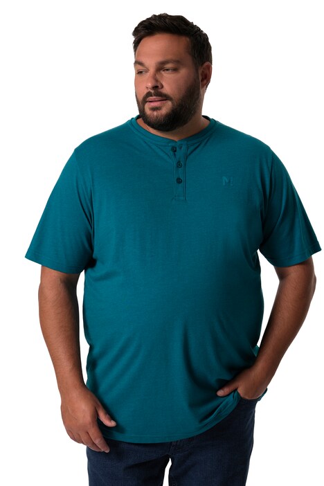 Henley Men+, Basic, krátké rukávy, kulatý výstřih, do 8XL
