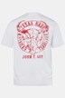JP 1880, T-shirt, korte mouwen, print op de borst en achterkant, tot 8XL