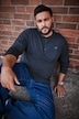 Men+ Henley-skjorte, Basic, lange ærmer, rund hals, op til str. 8XL