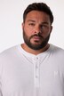 Men+ Henley, Basic, manga larga, cuello redondo, hasta la 8 XL