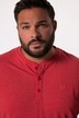 Men+ Henley-skjorte, Basic, lange ærmer, rund hals, op til str. 8XL