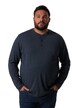 Henley Men+, Basic, dlouhé rukávy, kulatý výstřih, do 8XL