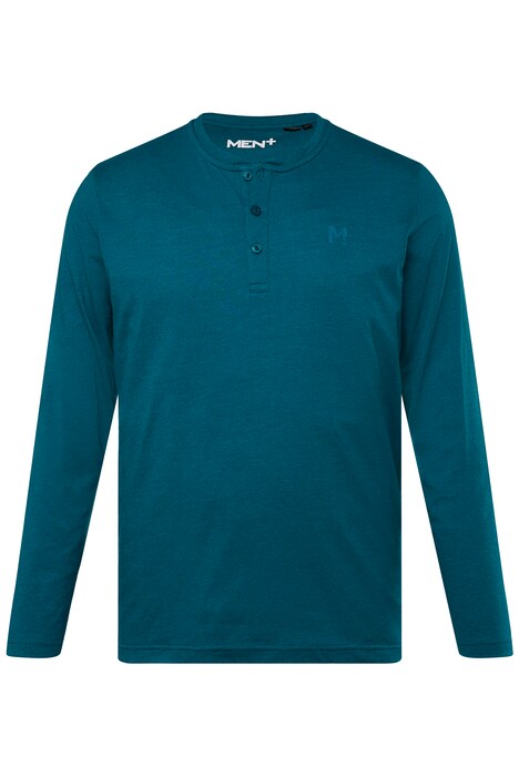 Henley Men+, Basic, dlouhé rukávy, kulatý výstřih, do 8XL