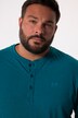 Men+ Henley-skjorte, Basic, lange ærmer, rund hals, op til str. 8XL