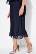 Robe maxi à strass fantaisie. Décolleté V et manches courtes