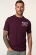 T-shirt JP 1880 en jersey flammé, manches courtes, imprimé poitrine/dos - jusqu'au 8 XL