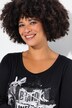 T-shirt, Classic pasform, Collage-print, 3/4-lange ærmer