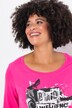 Camiseta, Classic Fit, estampado de colaje, manga 3/4