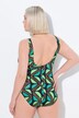 Geometric Print Cupless Swimsuit