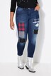 Jeans in distressed look with 5 pockets