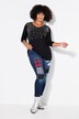 Jeans in distressed look with 5 pockets