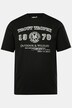 Men+ T-shirt, korte mouw, print op de borst, tot 8XL