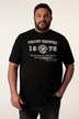Men+ T-shirt, korte mouw, print op de borst, tot 8XL