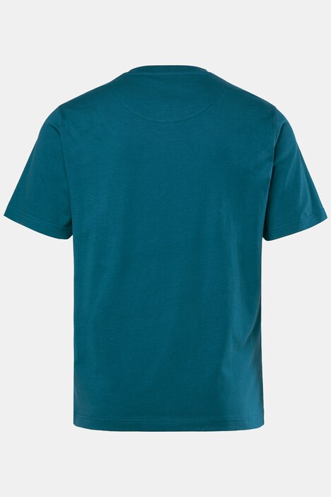 Men+ T-shirt, korte mouw, print op de borst, tot 8XL