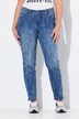 Jean coupe Slim Fit imprimé au laser, 5 poches
