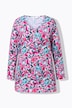 Shirt met lange mouwen, bloemenpatroon