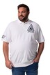 Polokošile Men+, břišní střih, krátké rukávy, piké, potisk, do 8XL