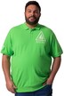 Polokošile Men+, břišní střih, krátké rukávy, piké, potisk, do 8XL