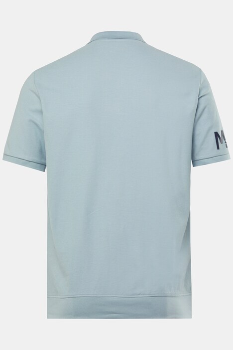 Men+ polo Bauchfit, media manga, piqué, estampados, hasta la 8 XL