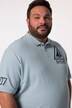 Polo Men+ en maille piquée, ventre confort, manches courtes et imprimés - jusqu'au 8 XL