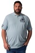 Polokošile Men+, břišní střih, krátké rukávy, piké, potisk, do 8XL