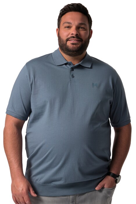 Polokošile Men+, břišní střih, krátké rukávy, do 8XL