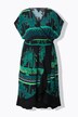 Kaftan, junglepatroon, ronde hals, halflange mouwen
