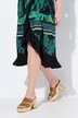 Kaftan, junglepatroon, ronde hals, halflange mouwen