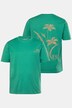 Men+ T-skjorte, halve ermer, stort ryggetrykk, rund hals, opptil 8 XL
