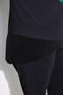 T-shirt oversize, imprimé feuilles, col rond et manches courtes