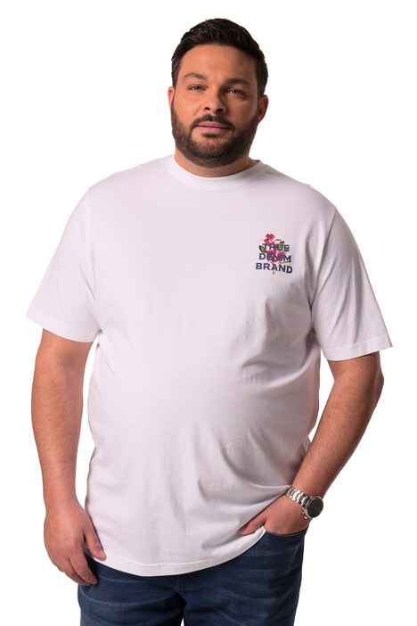 Tričko Men+, krátké rukávy, potisk na zádech, do 8XL