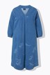 Denim 3/4-Sleeve V-Neckline Dress