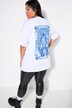 Camiseta, oversize, estampado en la espalda
