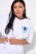 Camiseta, oversize, estampado en la espalda
