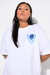 Camiseta, oversize, estampado en la espalda