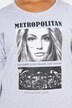 T-shirt, fotoprint, lange ærmer
