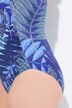 Maillot de bain à bonnets souples. Imprimé fougères. Fronces et bretelles ajustables. Matières recyclées