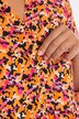 Tunic blouse with camouflage print, frills