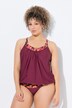 Tankini, patroondetails, zachte cups, verstelbare bandjes