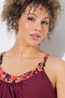 Tankini, patroondetails, zachte cups, verstelbare bandjes