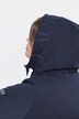 Sweatjacke, lang geschnitten, Kapuze, Taillen-Tunnelzug hinten, Langarm