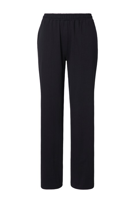 Sweatpants with straight legs and elastic waist