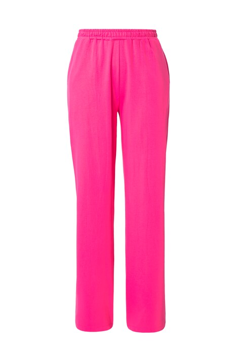 Sweatpants with straight legs and elastic waist
